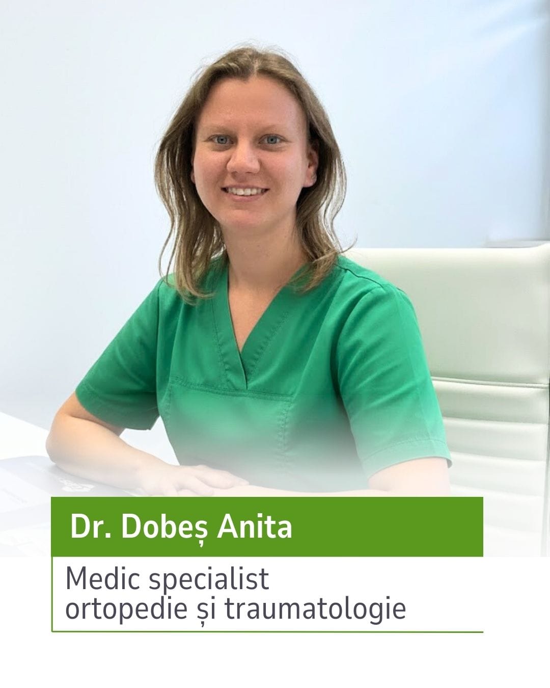 Dr. Dobes Anita - Medic specialist ortopedie si traumatologie - Clinica Grama