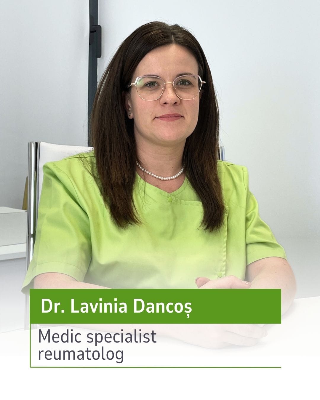 Dr. Lavinia Dancos - Medic specialist reumatolog - Clinica Grama